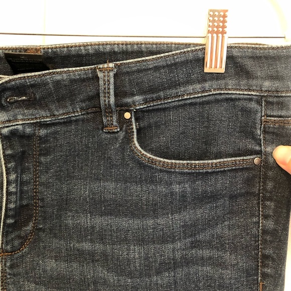 26. Ann Taylor Dark Wash Denim Pant - Picture 8 of 11